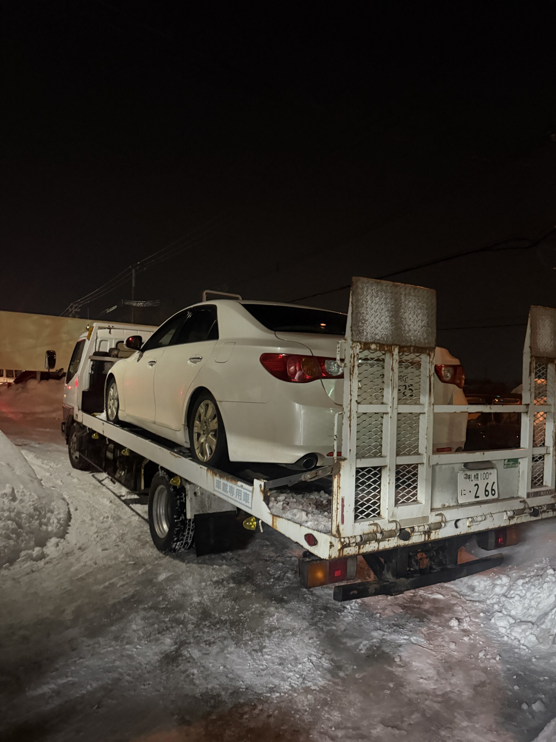 【札幌市西区発寒】事故による故障 レッカー対応